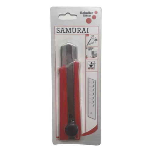 Cuttermesser Samurai 25mm mit Feststellschraube 1