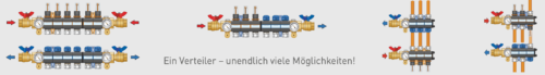 VT117, Variotherm VarioVerteiler 5.0 17 Heizkreise, ohne Klemmverschraubungen 2