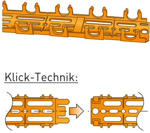 V1610, Variotherm VarioSchiene 16/100 für SWHK2 und SWHK3 1