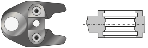 W041, Variotherm REMS-Presszange TH20 Mini, für VarioModul-Rohr 20x2 1