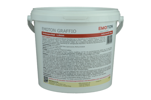 EMOTON - GRAFFIO Reibespachtel 1,0 mm naturweiß 6 kg 1