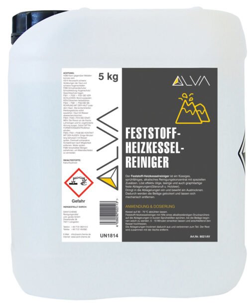 ALVA ACTA Feststoff-Heizkesselreiniger
5 Liter Kanister 1