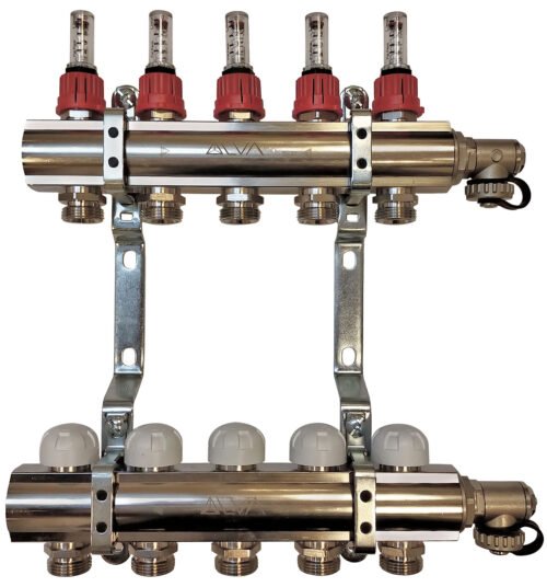 ALVA ALEA Messingverteiler - 2 HK 1