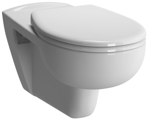 Alva Aqua Idea Wand-WC Tiefspüler Barrieref., Ausl. 70cm, spülrandlos,Weiß 1