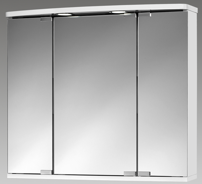 Spiegelschrank Aqua LED-Spots, | Adlerblick Varia 68x60x22cm, Onlineshop Weiß Alva