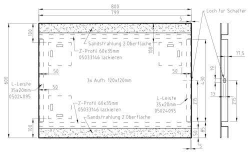 Alva Aqua Forta Kristallspiegel 70x80cm Aufh. hoch+quer, Kippschalter, LED 14,4W 2