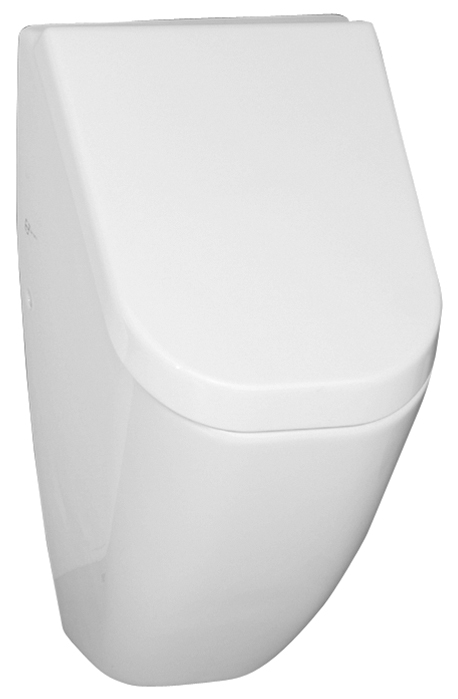 Alva Aqua Aura Urinal mit Deckel Zulauf und Abgang hinten, Weiß 1