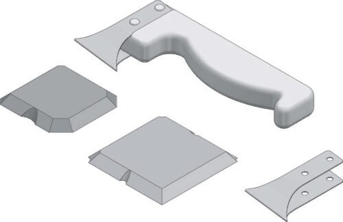 Alva Aqua Era 3 Stück Ersatzklingen zu Fugenmesser von AQBWERWRS 1