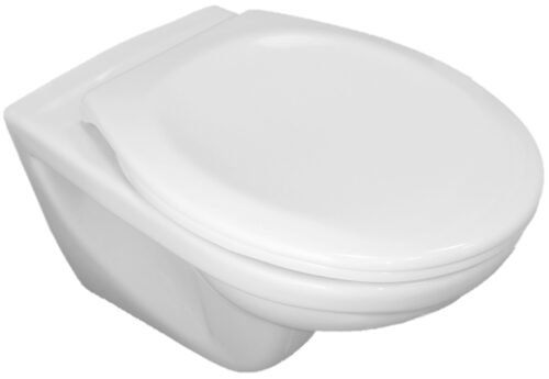 Alva Aqua Una Wand-WC Tiefspüler spülrandlos, Weiß 1